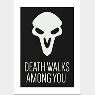 Reaper Death Walks Among You Posters and Art